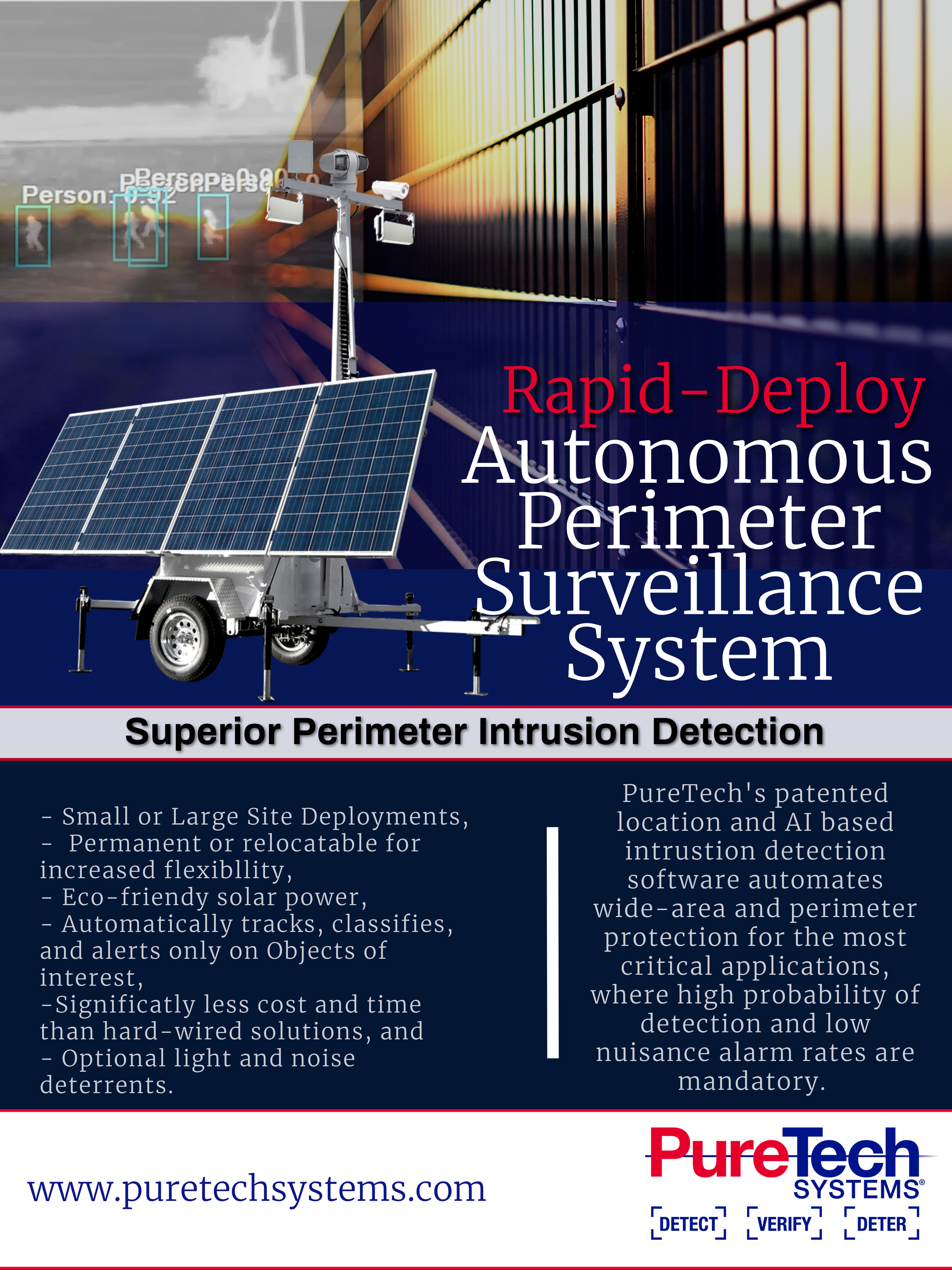 Rapid-Deploy Autonomous Perimeter Surveillance System (R-DAPSS)