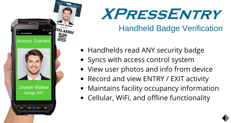 XPressEntry - Handheld Badge & Biometric Verification